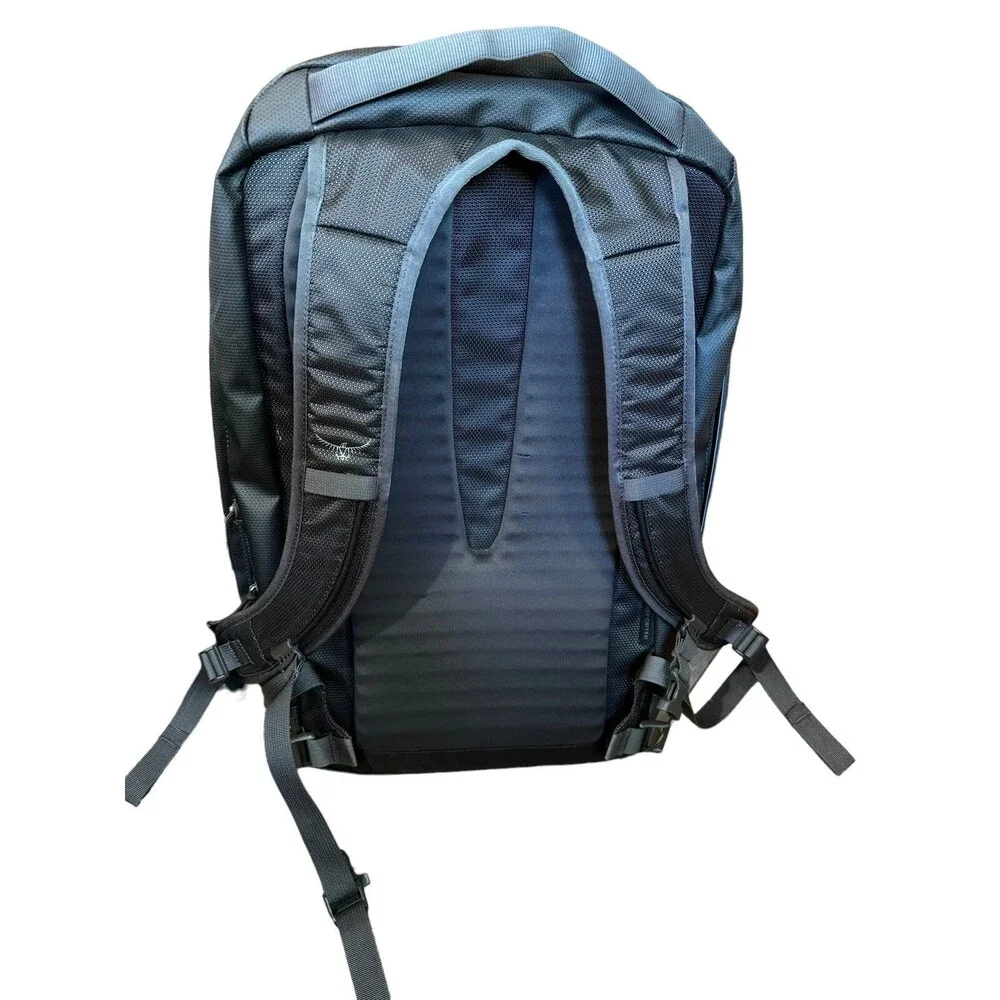 Osprey Transporter Panel Loader Backpack Black Gray Camo Euc Laptop Hiking Work